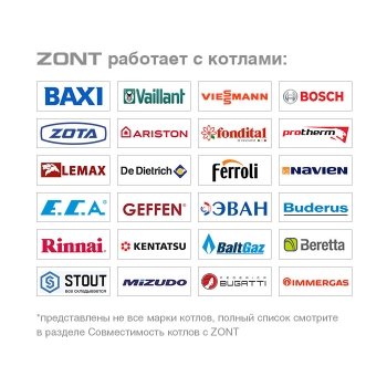 Отопительный контроллер ZONT SMART 2.0 (связь 2G) - ML00004479-1